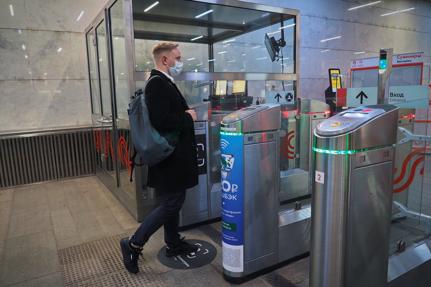In 2021 12.74 million Moscow Metro rides were paid with Face Pay biometric payment system